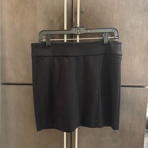 White House Black Market Black Mini Pencil Skirt for Work